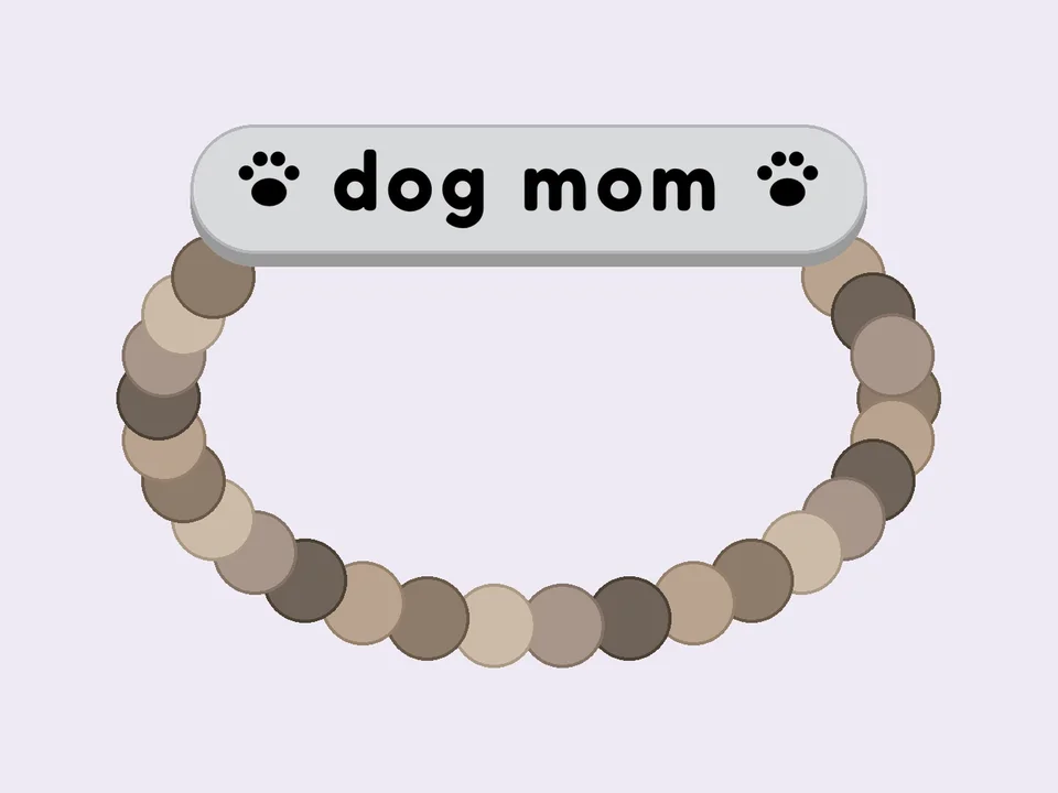 Dog Mom Engraved Bracelet