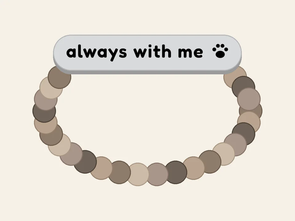 Always With Me Pet Memorial Bracelet
