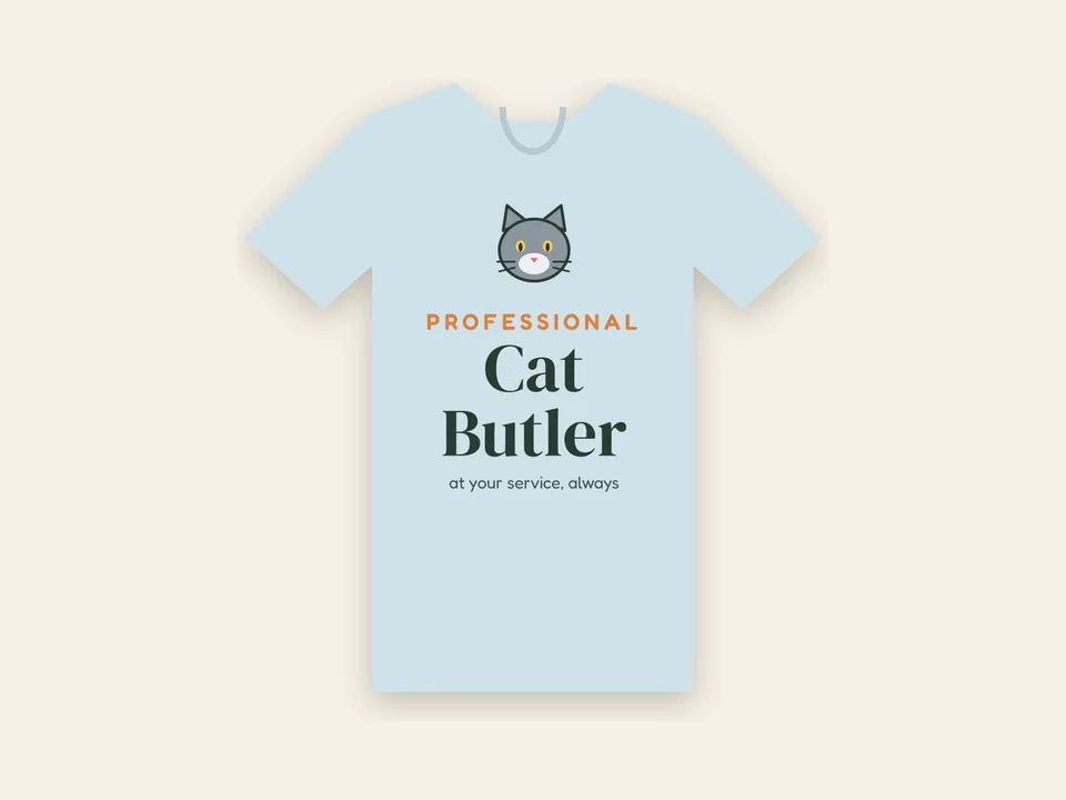 Professional Cat Butler Tee