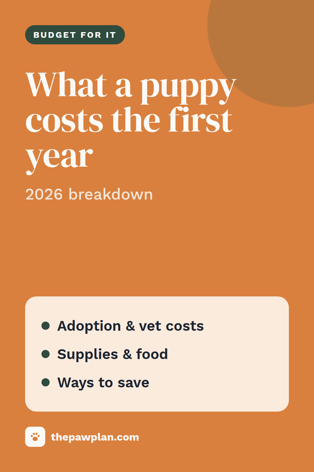 How much does a puppy cost the first year?